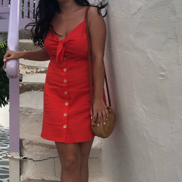 Linen summer dress - Picture 2 of 9